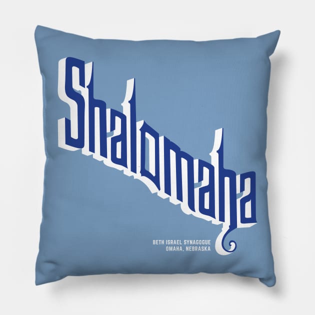 ShalOmaha Pillow by Beth Israel Synagogue