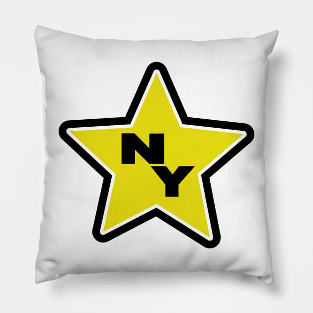 Defunct New York Stars WFL Football 1974 Pillow by LocalZonly