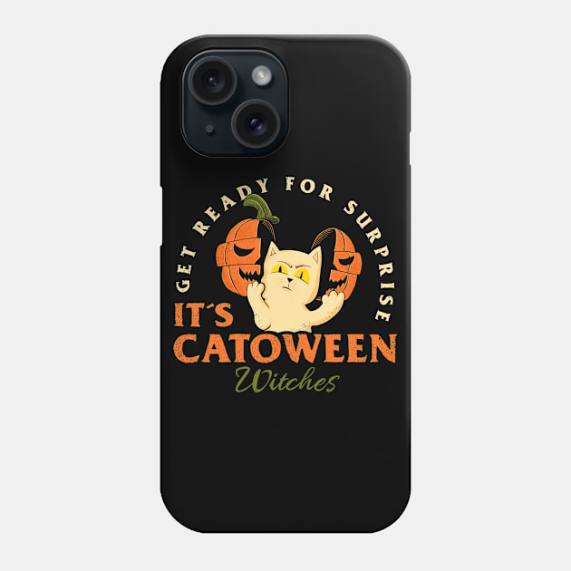 It´s Catoween Witches Phone Case by Sachpica