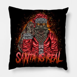 Santa Is Real Pillow