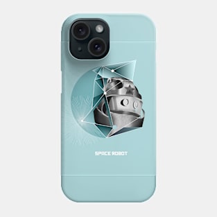 Space robot minimalism Phone Case