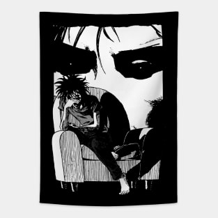 Sitting Dream (white) Tapestry