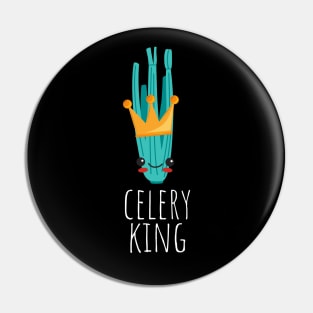 Celery King Cute Pin