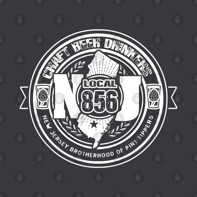 NJ CRAFT BEER DRINK LOCAL 856 by ATOMIC PASSION