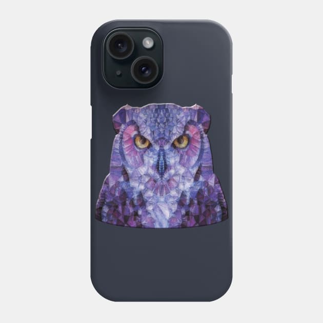 abstract owl Phone Case by Ancello