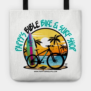 Pappy's Bible, Bike & Surf Shop Tote