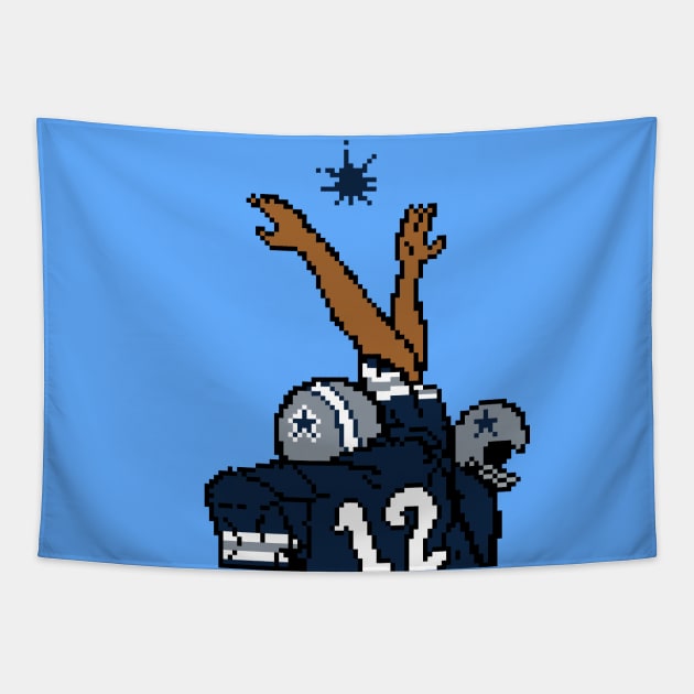 High Five - Dallas Tapestry by The Pixel League