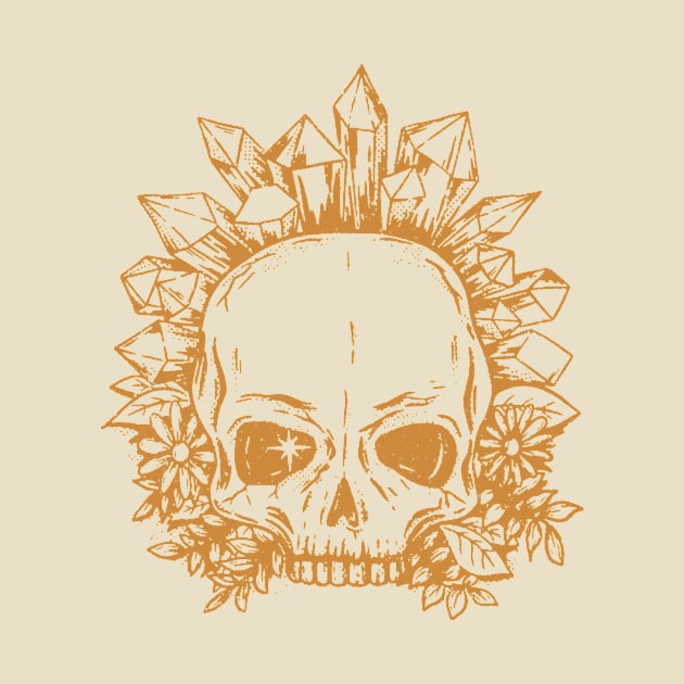 Crystal Skull - Golden by SommersethArt