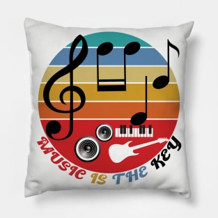 Music Is The Key Pillow