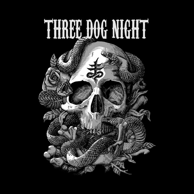 THREE DOG NIGHT BAND MERCHANDISE by Rons Frogss
