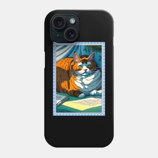 Funny Lazy Bored Cat Phone Case