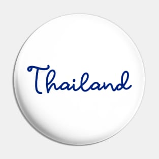 Thailand - Thai blue - Flag color Pin