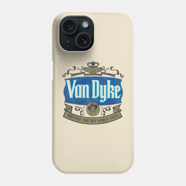 Van Dyke Export Beer Retro Defunct Breweriana Phone Case by darklordpug