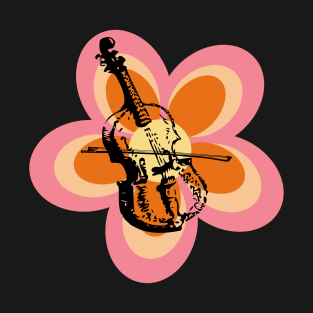 retro violin T-Shirt