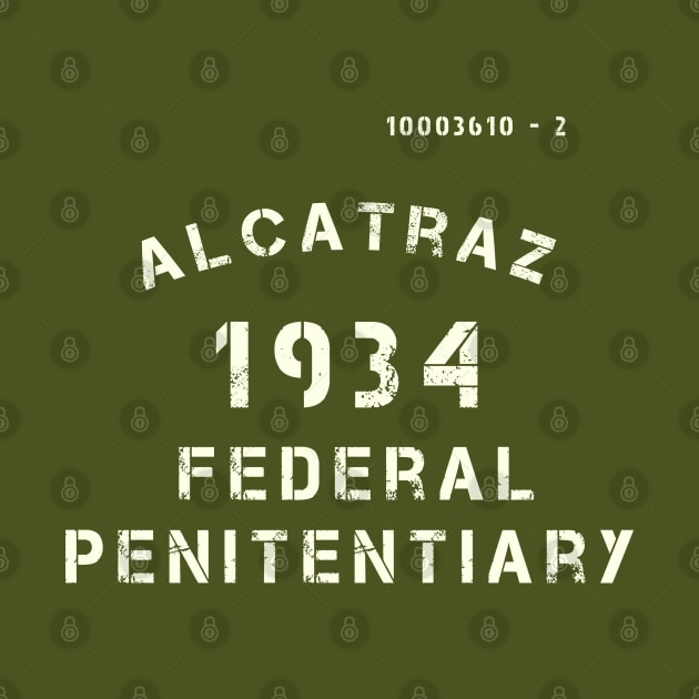 Alcatraz Prison Penitentiary Jail Prisoner Vintage by Closeddoor