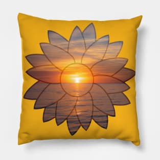 SUNFLOWER Sunset Pillow