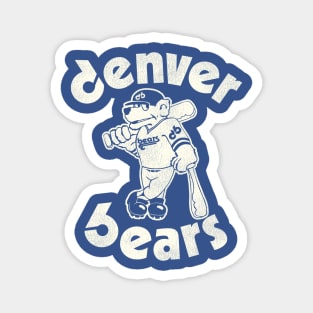 Defunct Retro 80s Denver Bears Baseball Team Magnet