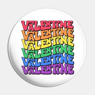 Valentines Day Love Is Love LGBT Love Pin