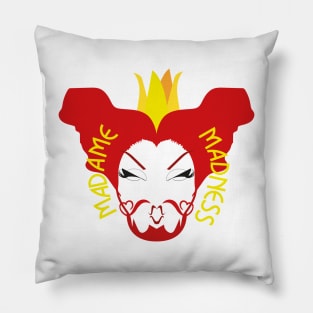 Madame Madness Red Popart Pillow