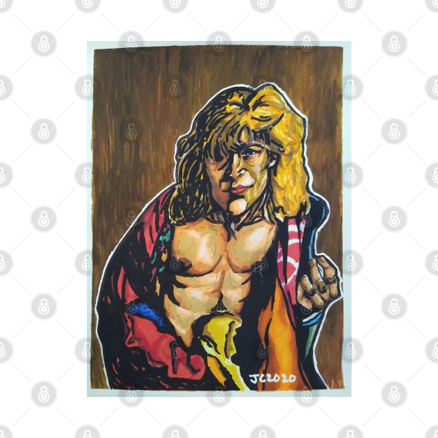 Silence Of The Lambs - "Goodbye Horses" Buffalo Bill portrait (original) by StagArtStudios