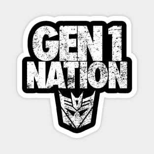 TRANSFORMERS GEN 1 NATION - Decepticons Magnet