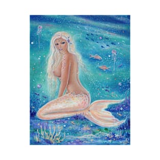 Nerea mermaid sexy fantasy art by Renee Lavoie T-Shirt