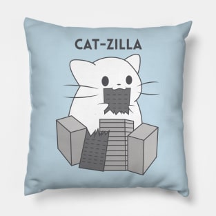 Cat-zilla Pillow