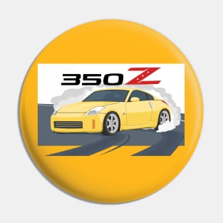 car 350z drift yellow Pin