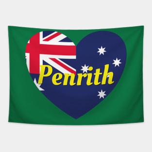 Penrith NSW Australia Australian Flag Heart Tapestry