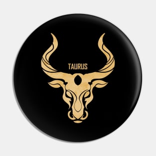 Taurus Symbol Birthday Zodiac Taurus Pin