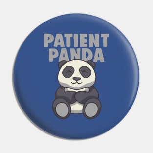 Patient panda Pin