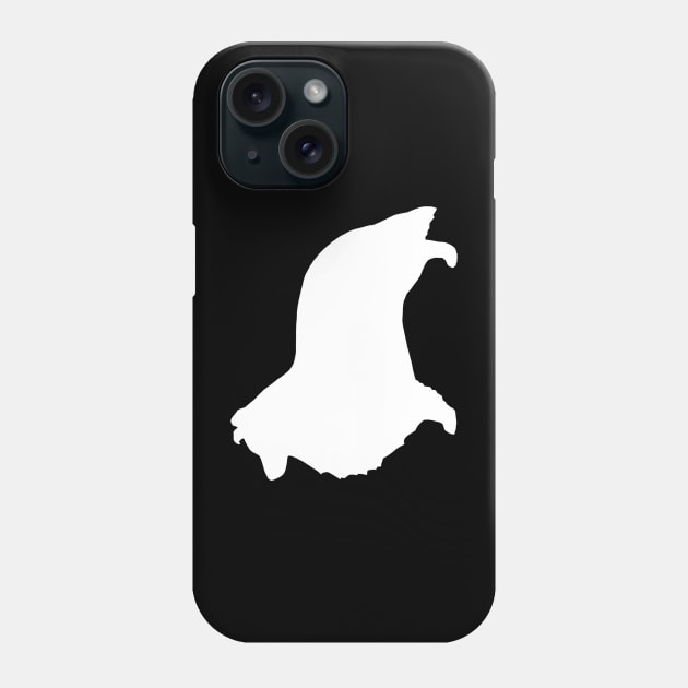 Shetland Sheepdog Silhouette Phone Case by Coffee Squirrel