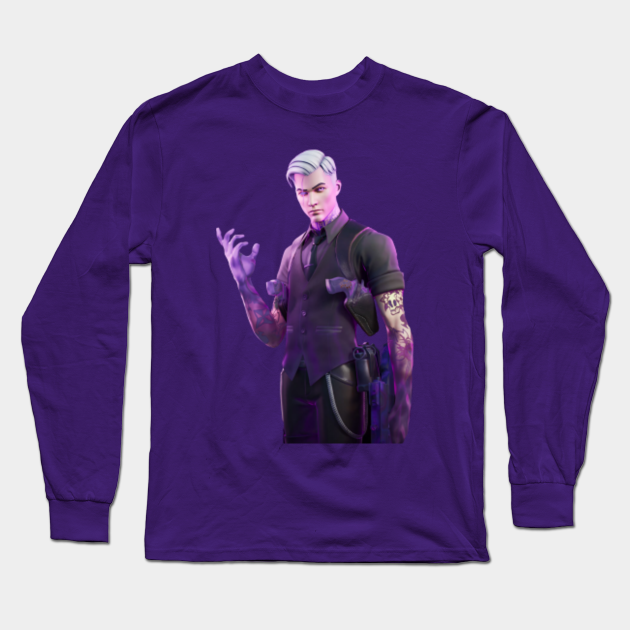 Purple Midas Fortnite Midas Long Sleeve T Shirt Teepublic