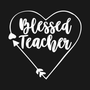 Blessed Teacher Shirt Religious Jesus Shirt For Women T-Shirt