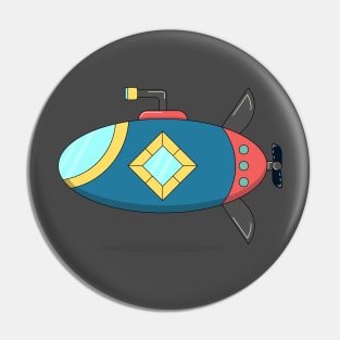 cute submarine Pin