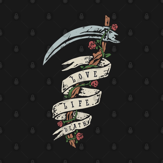 Scythe love life death by Mako Design 