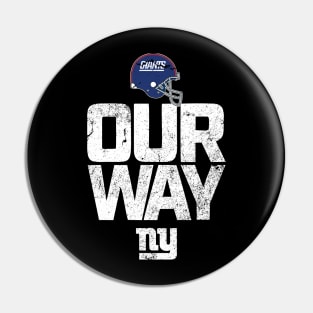 New York Giants Football Helmet Pin