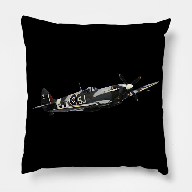 Spitfire T shirt Pillow by Dirty Custard Designs 