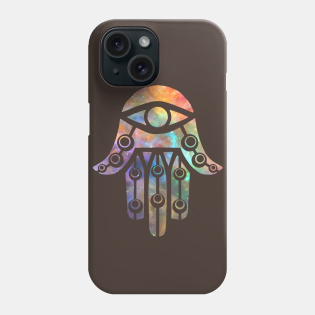 Galactic Hamsa 2 Phone Case by GAz