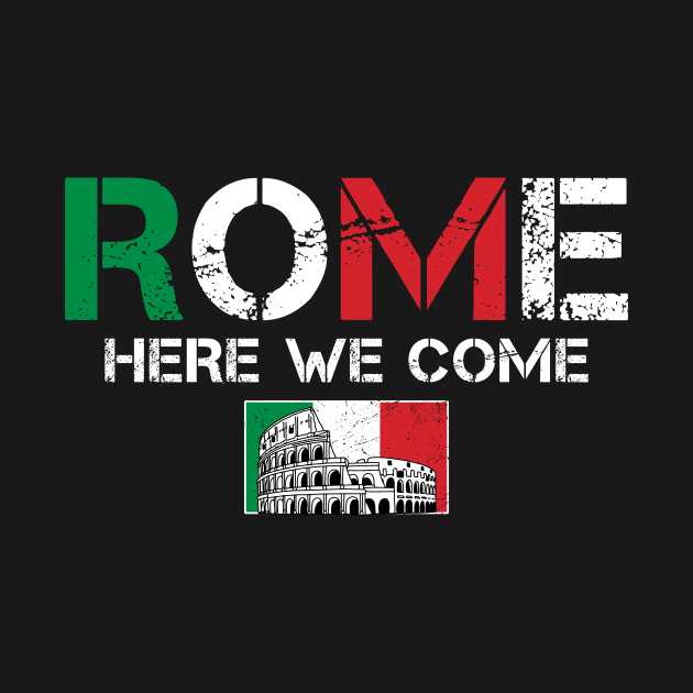 Rome Here We Come Matching Italian Family Vacation Trip by MetalHoneyDesigns