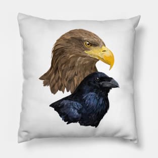 Raven and Pigargo Pillow