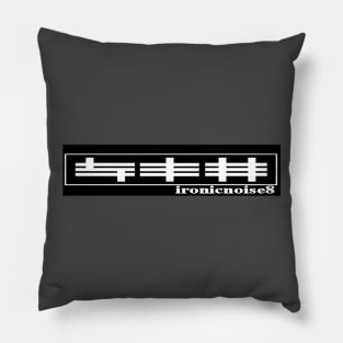 ironicnoise logo Pillow