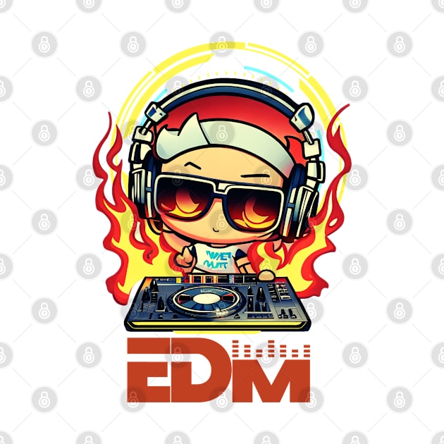 EDM X-Pro DJ! Red/Yellow by SocietyTwentyThree