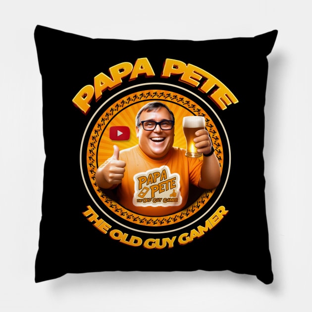 Papa Pete - Let's Have a Beer! Pillow by PapaPete