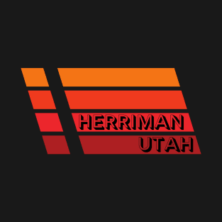 Herriman Utah T-Shirt Retro City Souvenir Gift US State Vintage 80s 70s T-Shirt