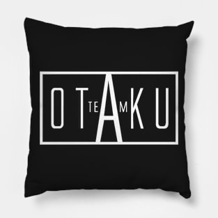 New Otaku A Team Logo White Pillow