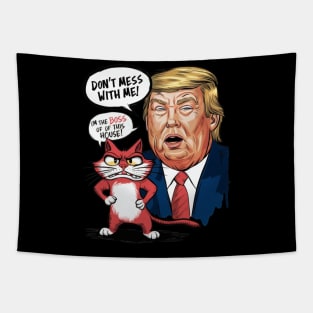 Cats Against Trump, Funny Cat Tapestry