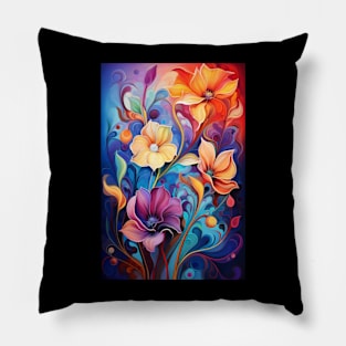 Floral Design Pillow