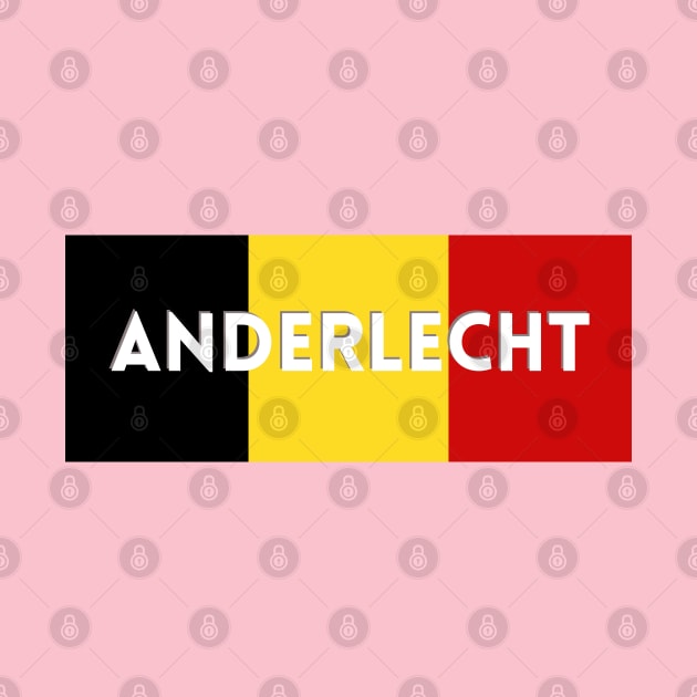 Anderlecht City in Belgian Flag by aybe7elf
