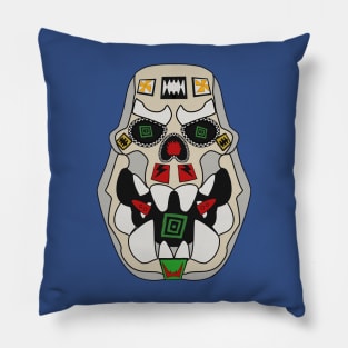 Ork Kandy Skullz Wun, First Ever Orc Candy Skull! Pillow